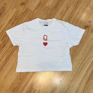 100% Cotton Queen of Hearts Tee ♥️ size M